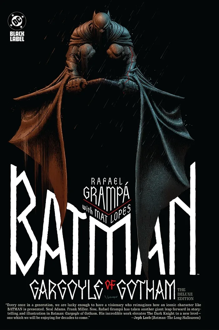 Capa de Batman O Gárgula de Gotham, de Rafael Grampá.