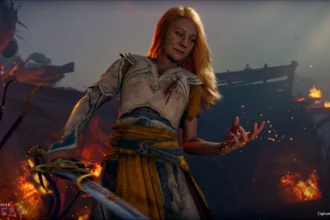 God of War Laufey coloca Faye contra o pós-vida dos deuses - ps5