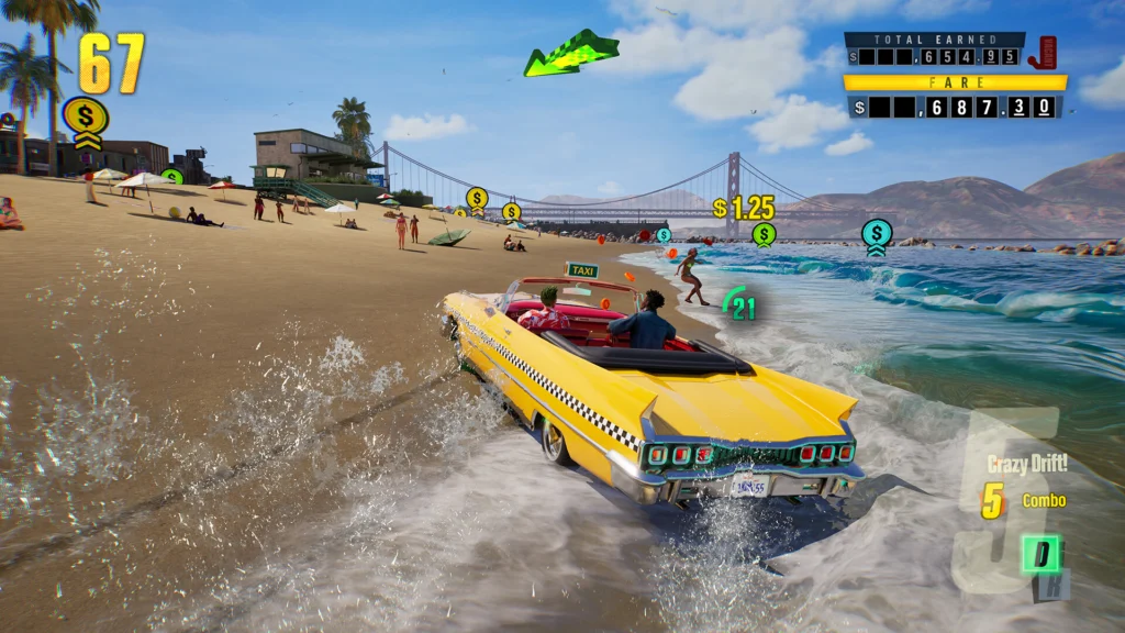 Crazy Taxi World Tour: ss_82e02e5174bd3754cb4c355cb0b2f5d3ddb59d5c.1920x1080