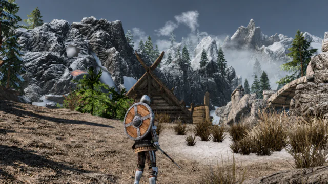 Esta seleção de mais de 200 mods deixa Skyrim no PS5 com cara de nova geração