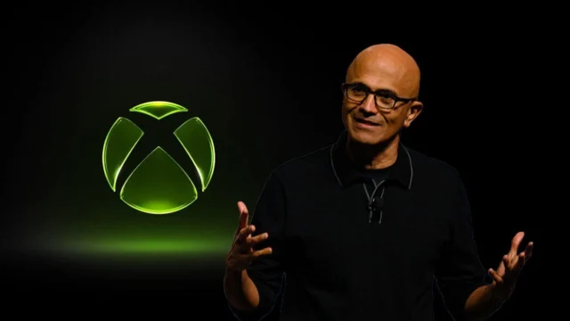 Satya Nadella, CEO da Microsoft, durante apresentação sobre o futuro do Xbox