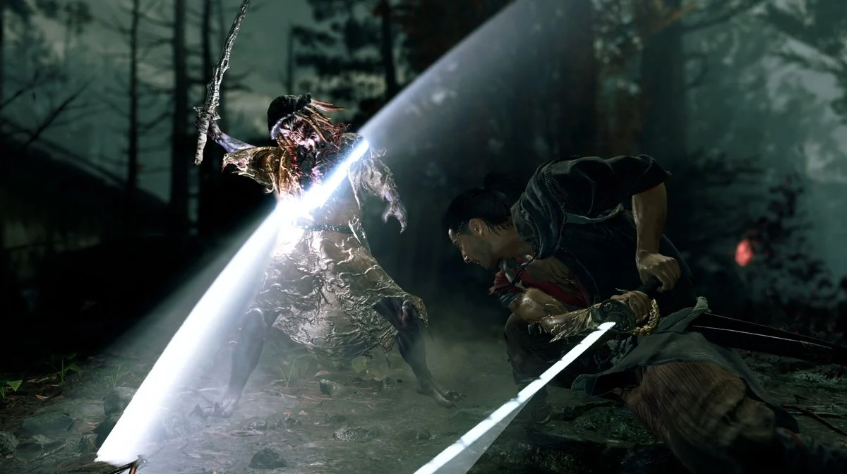 Combate com espadas em Onimusha Way of the Sword