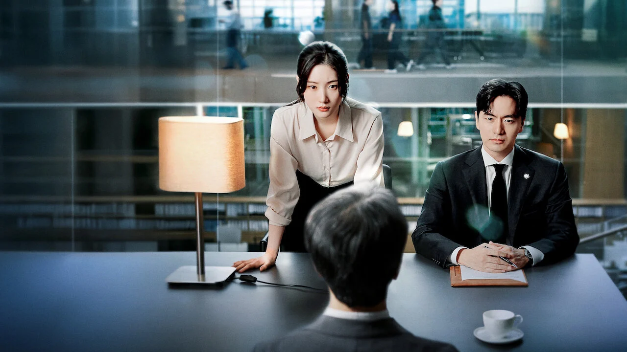 Hyo-min e Seok-hoon em Além do Direito