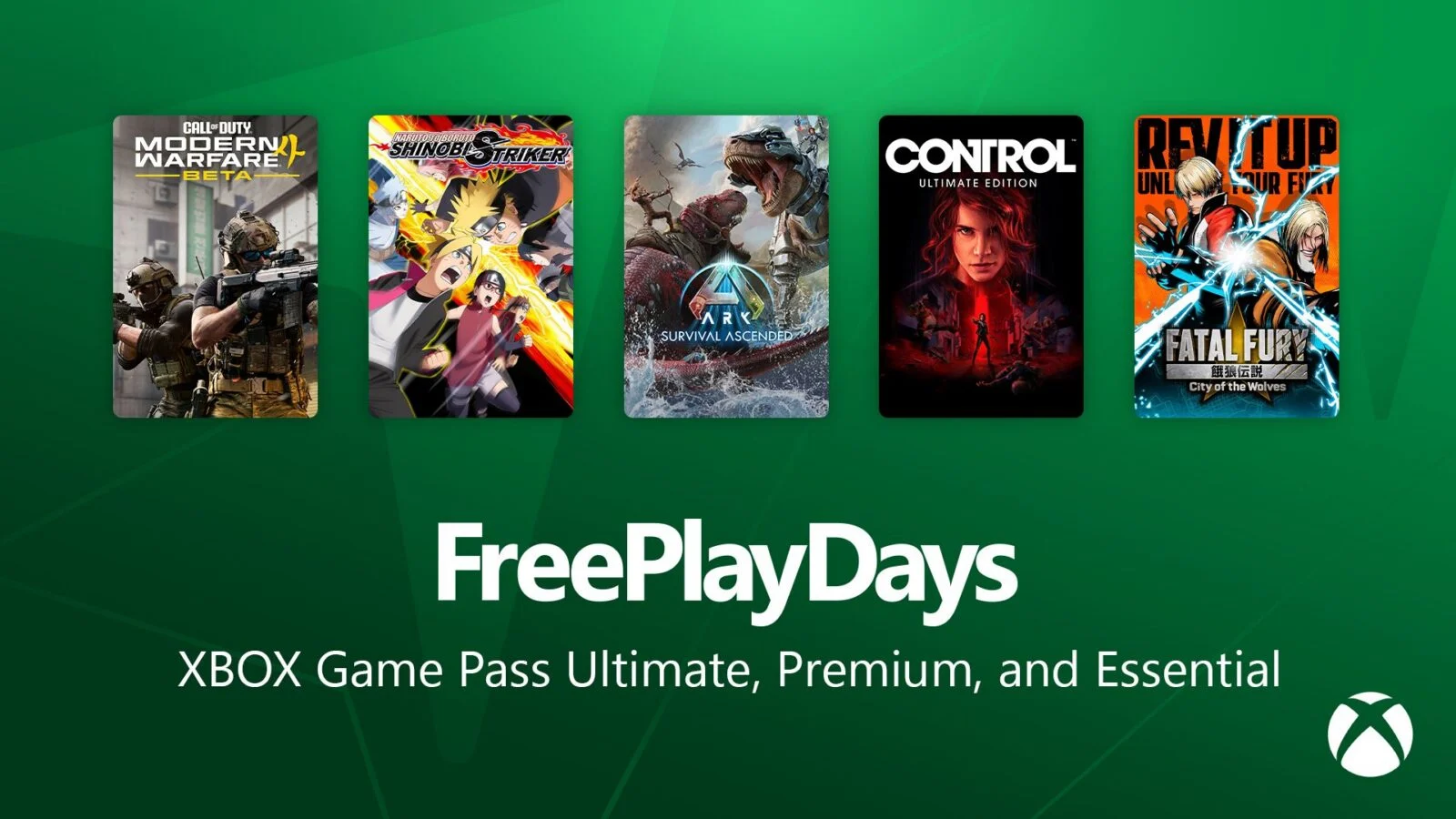 Call of Duty Modern Warfare 4, Control, Fatal Fury, Naruto to Boruto e ARK reunidos no Free Play Days