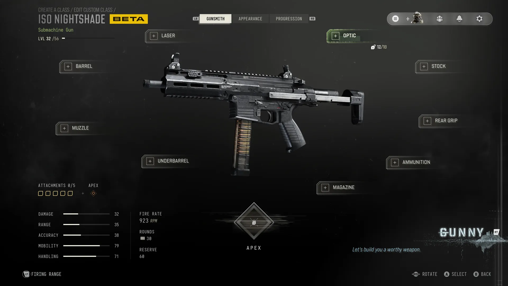 Gunsmith da ISO Nightshade no beta de Modern Warfare 4