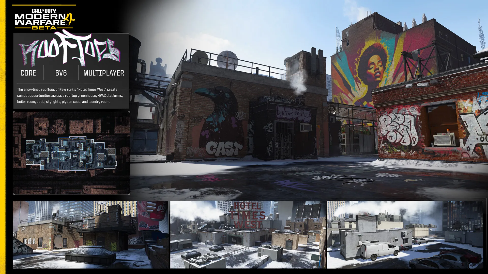 Mapa Rooftops no beta de Call of Duty Modern Warfare 4