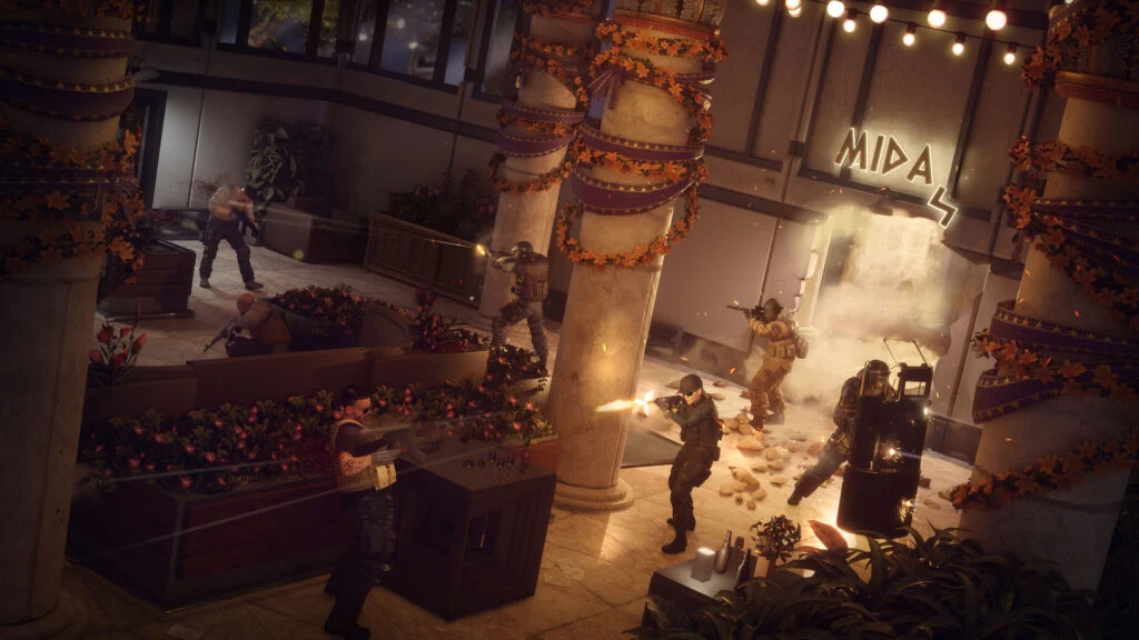 Sistema Breach de Rainbow Six Tactics durante uma invasão