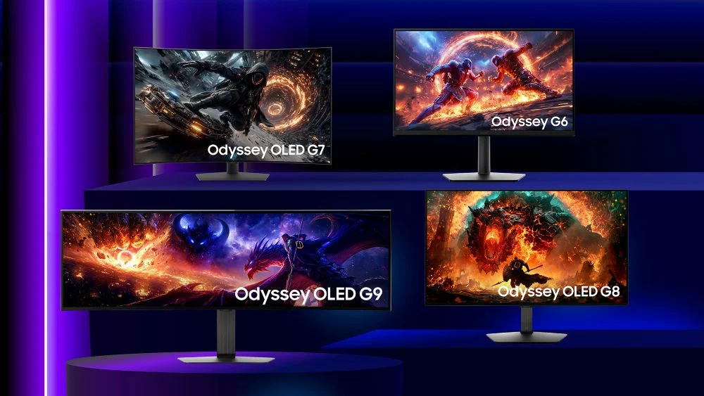 Linha Samsung Odyssey 2027 apresentada durante a Gamescom 2026
