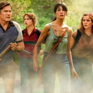Anne Hathaway enfrenta dinossauros em pesadelo no subúrbio
