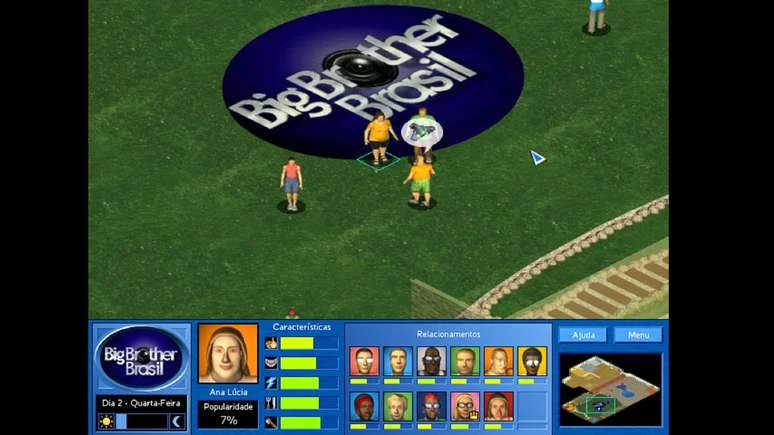 Big Brother Brasil O Jogo mostra participantes dentro da casa virtual