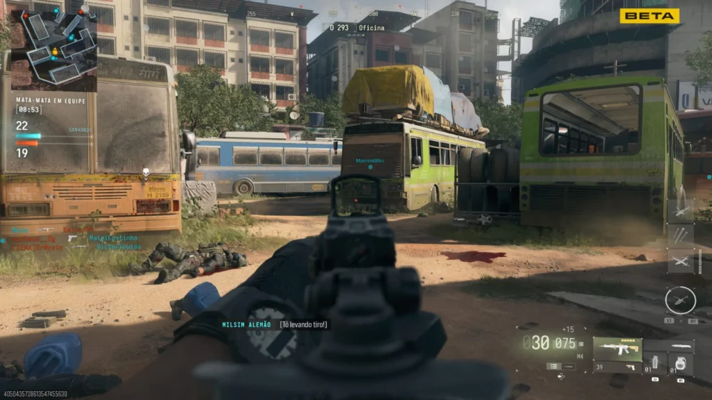 Gameplay do beta de Modern Warfare 4