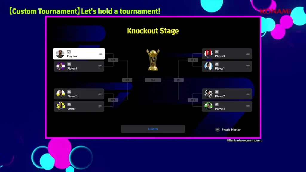 Torneio Personalizado cria uma chave eliminatória para até oito participantes