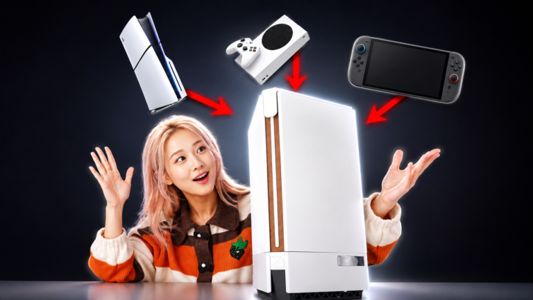 PS5, Xbox e Switch 2 no mesmo aparelho? Ela conseguiu fazer os três funcionarem