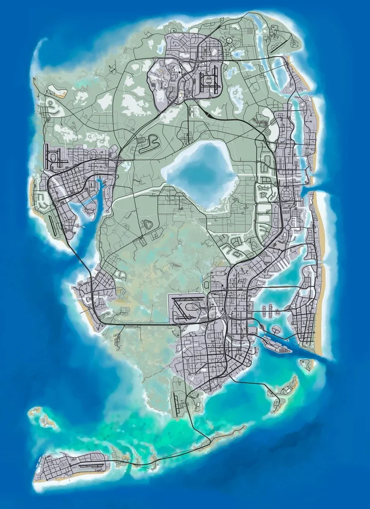 O mapa de GTA 6 é tão grande que caberiam vários destes jogos dentro dele; comparamos