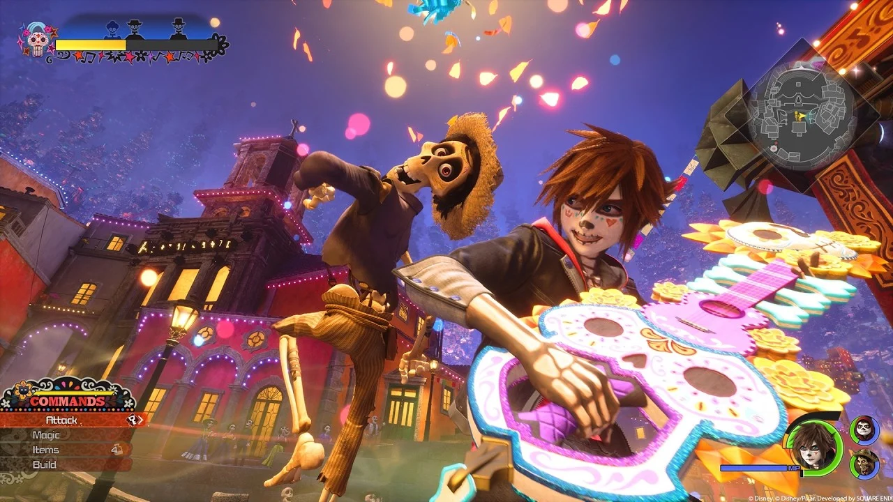 Kingdom Hearts 4 durante o trailer apresentado na D23 2026
