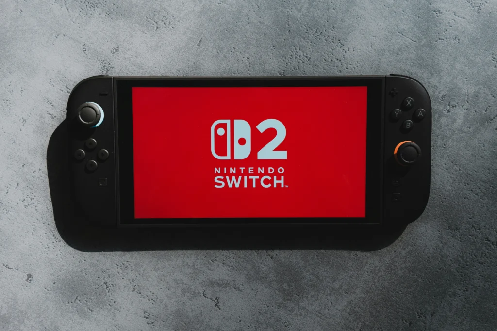 Nintendo Switch 2 em modo portátil