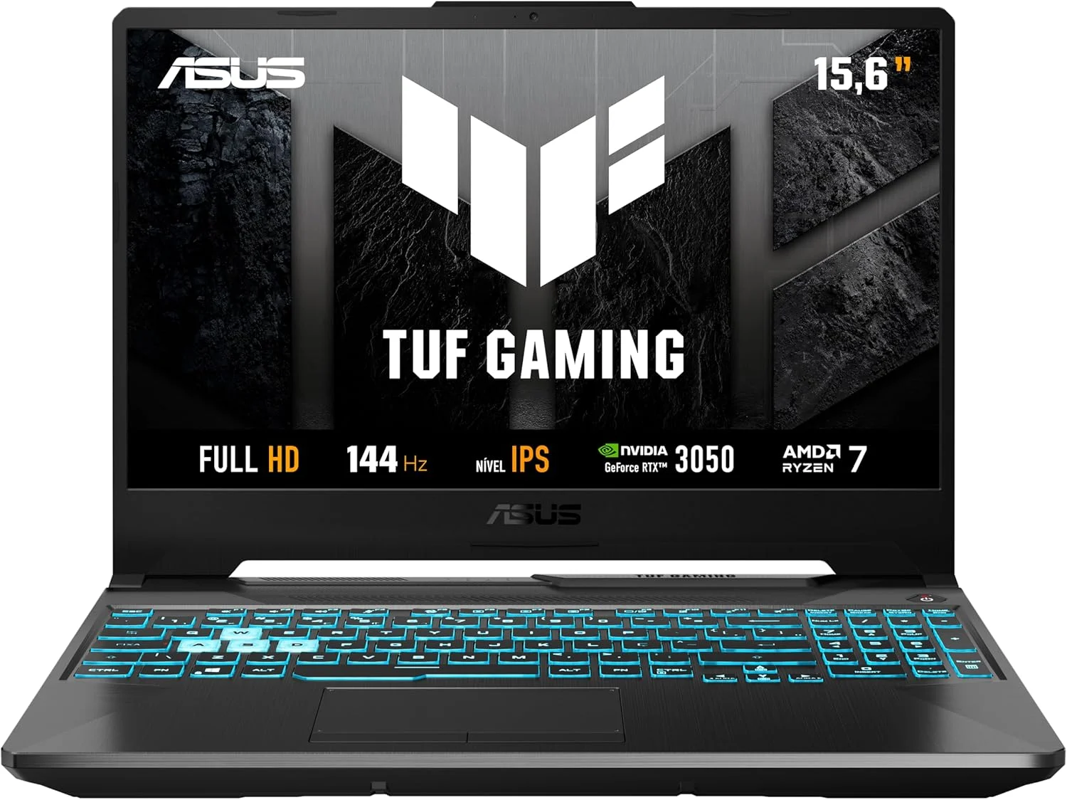 Notebook ASUS TUF Gaming A15 com RTX 3050