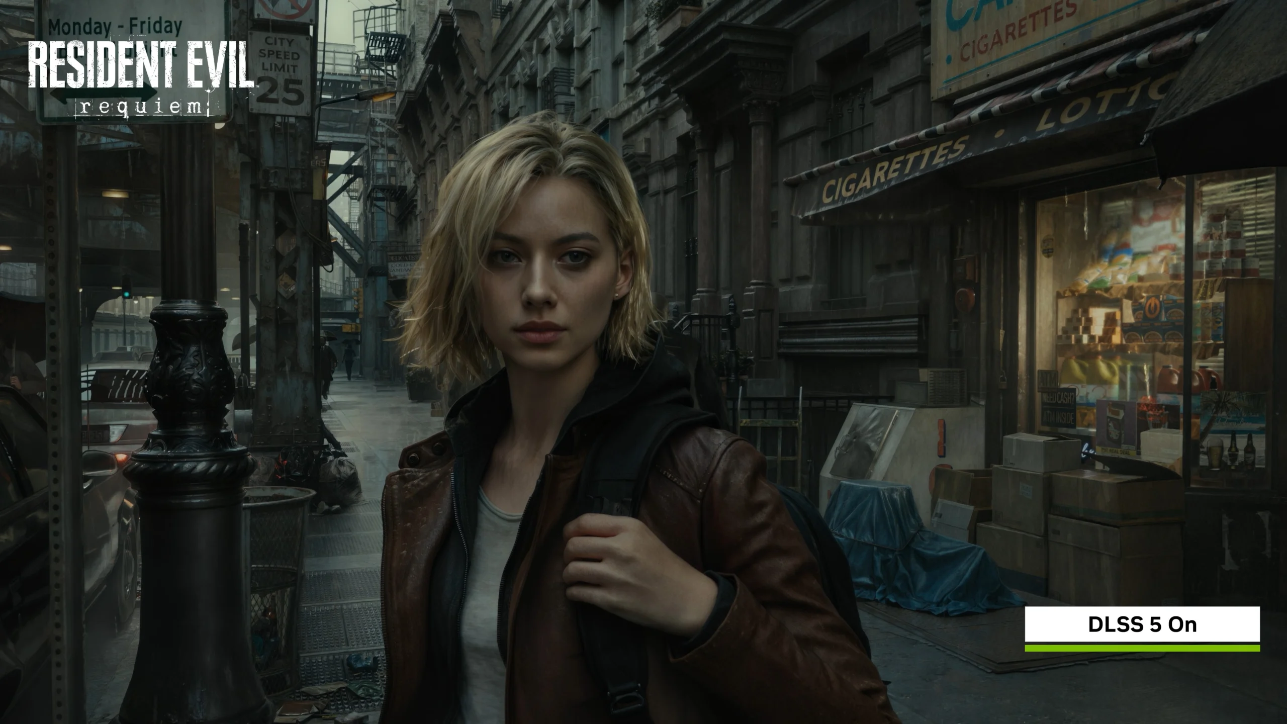 Resident Evil Requiem rodando com DLSS 5 e Neural Rendering da NVIDIA