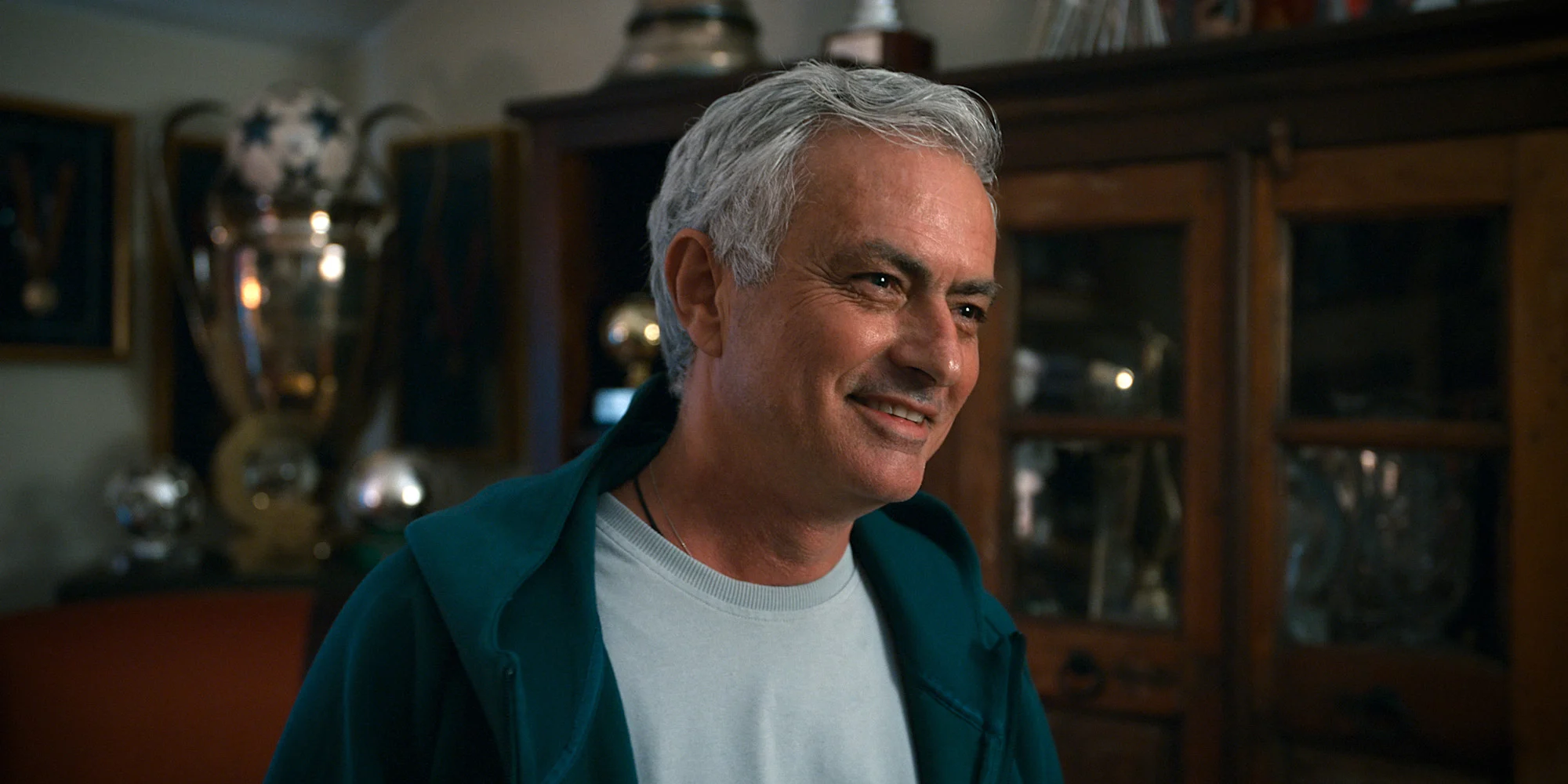 José Mourinho em cena da série documental MOURINHO, da Netflix