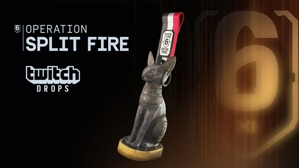 Operation Split Fire e amuleto Twitch Drop da Y11S3 de Rainbow Six Siege