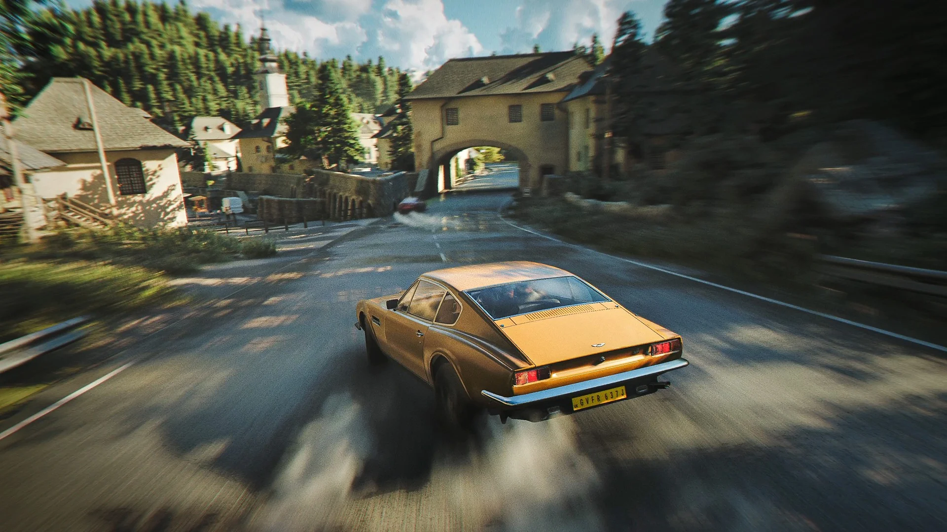 James Bond dirige um carro em alta velocidade em 007 First Light