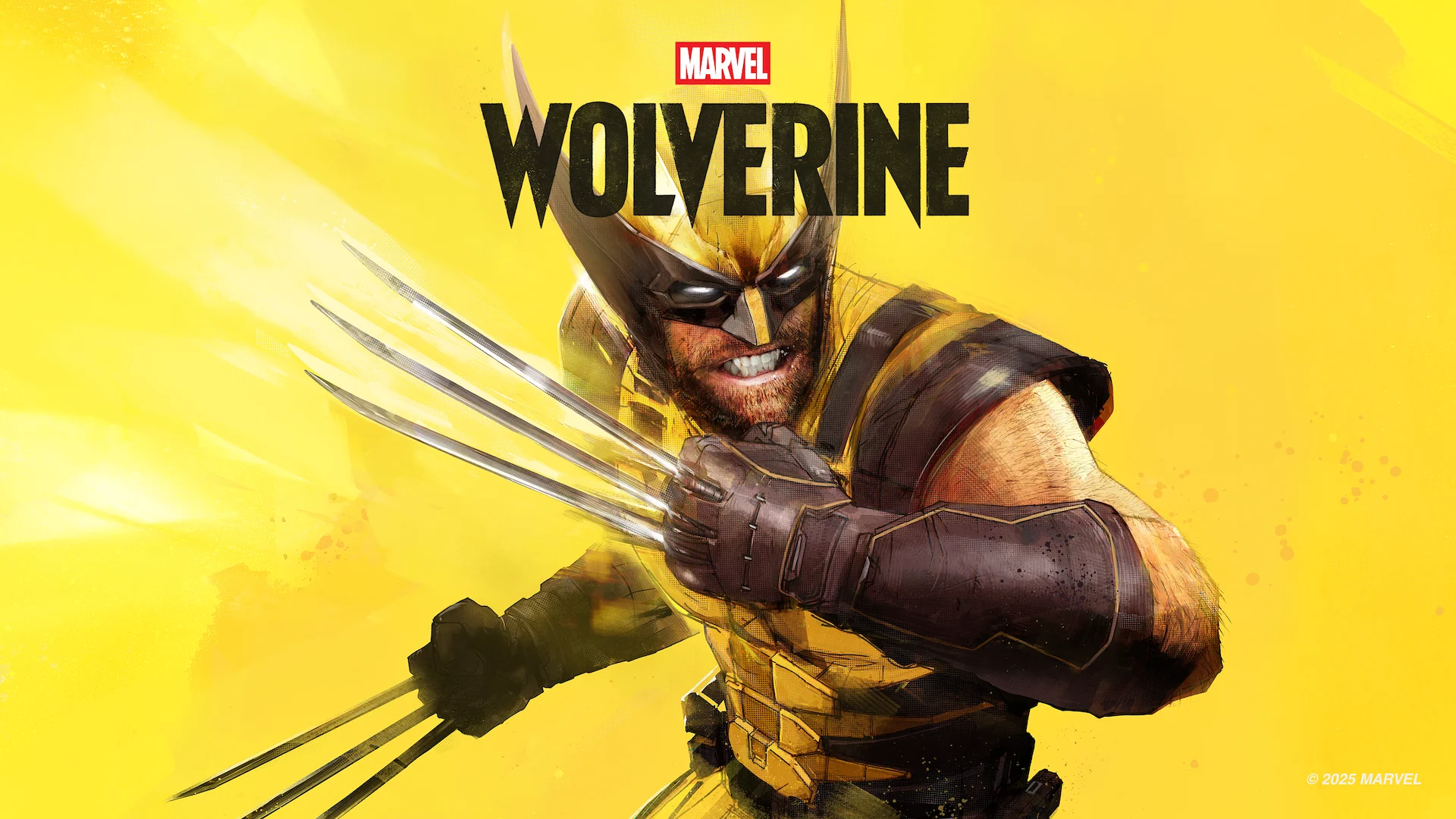 Arte oficial de Marvel's Wolverine produzida para o jogo da Insomniac Games