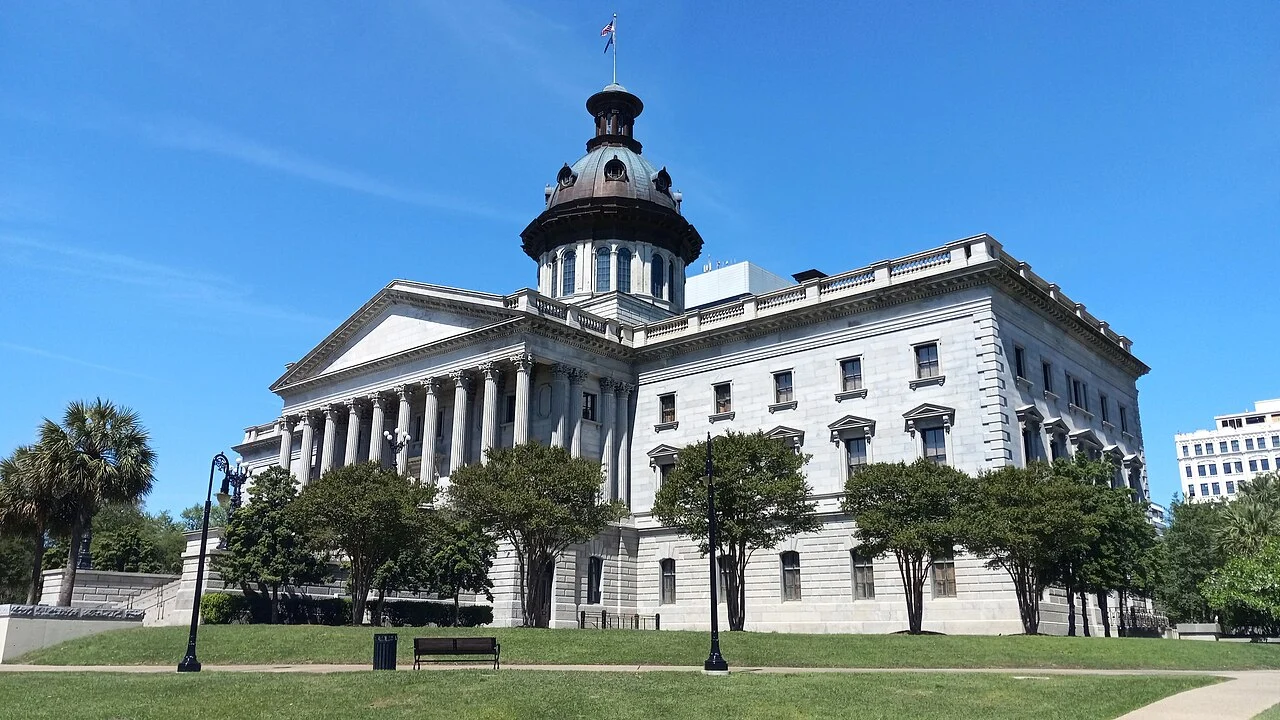 South Carolina State House, sede da Assembleia Geral da Carolina do Sul em Columbia