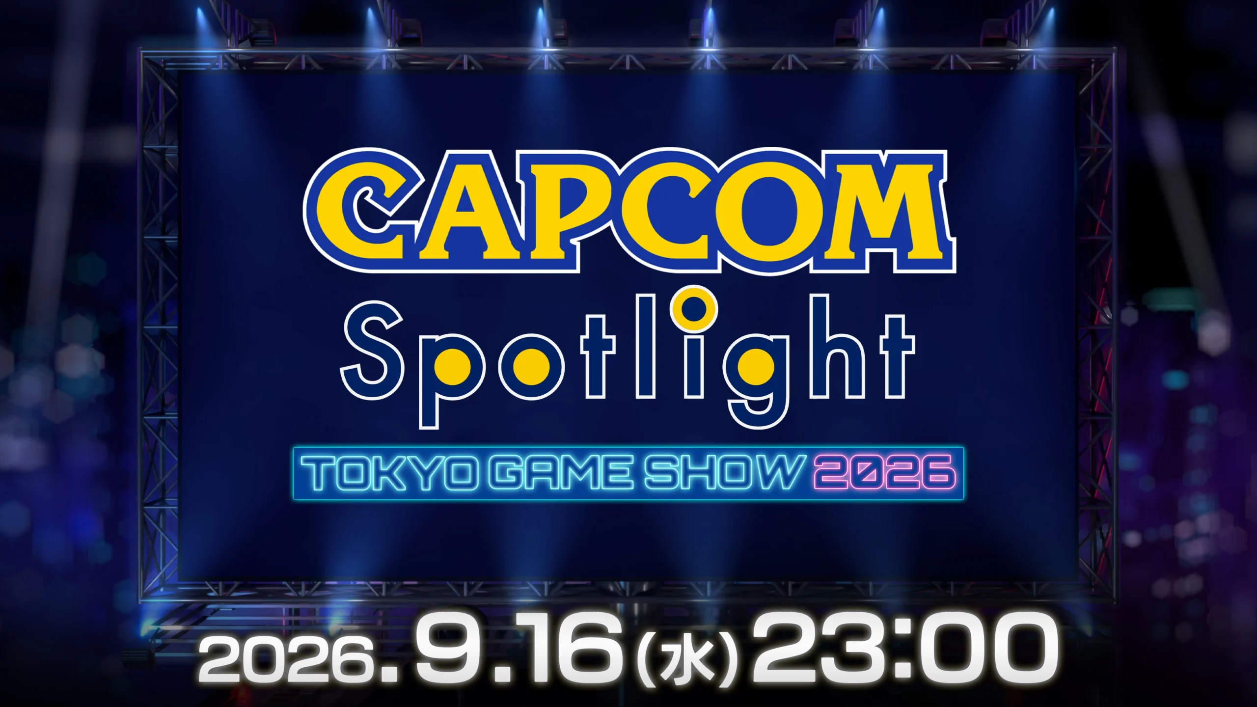 Arte oficial do Capcom Spotlight da Tokyo Game Show 2026