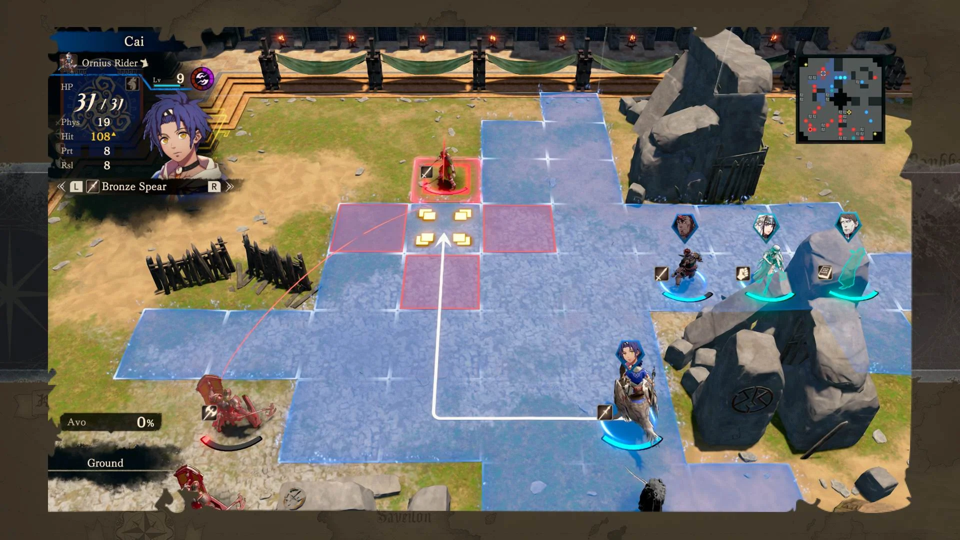 Batalha estratégica de Fire Emblem Fortune's Weave no Nintendo Switch 2