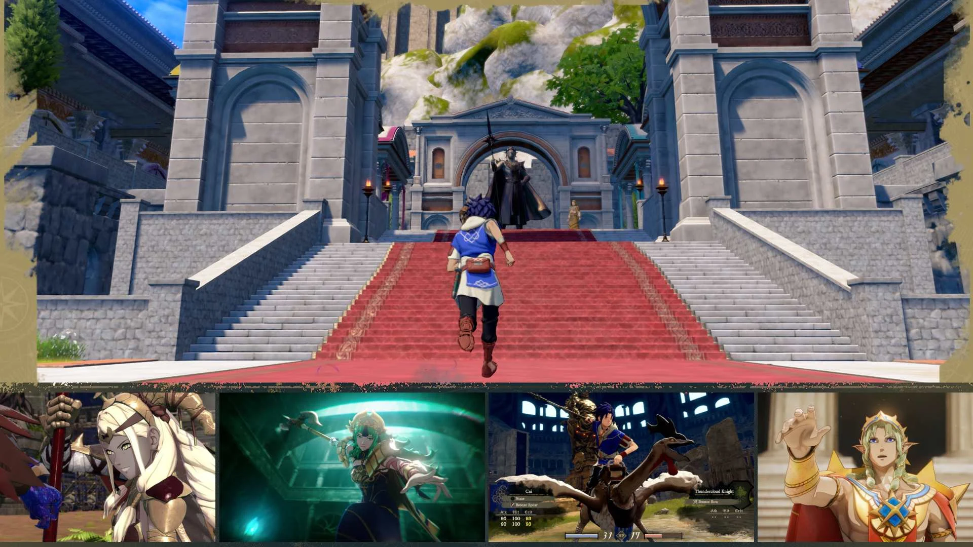 Exploração do mundo de Fire Emblem Fortune's Weave