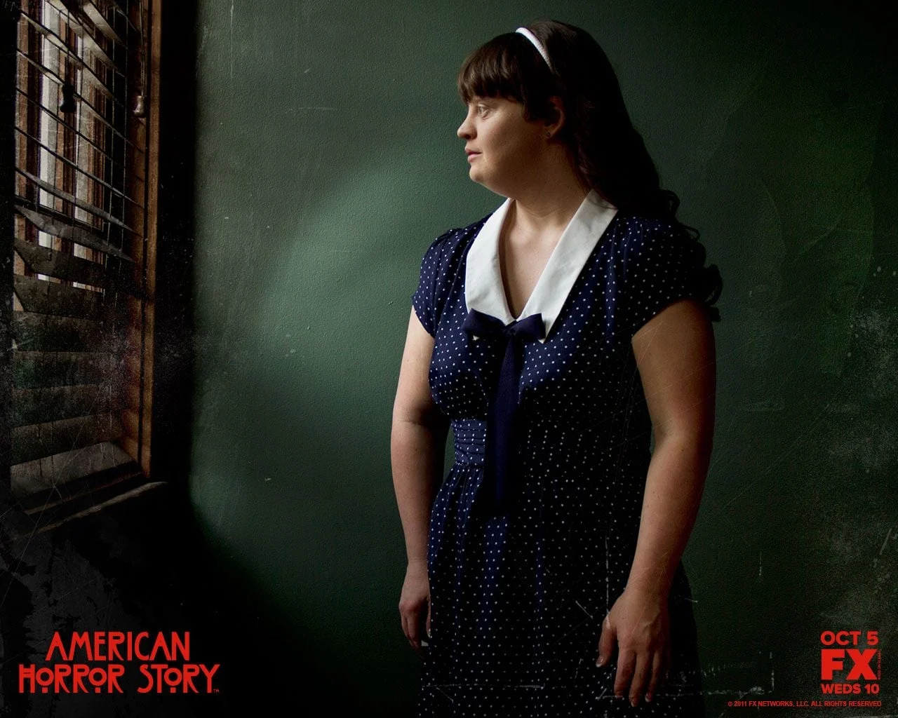 Jamie Brewer como Addie Langdon em American Horror Story Murder House