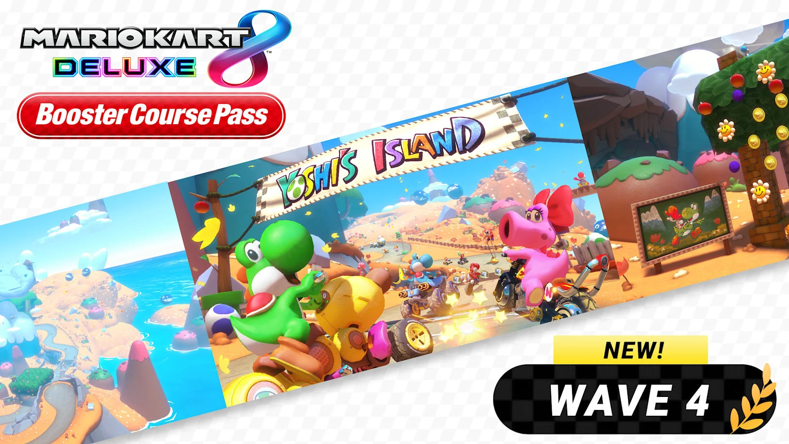 Mario Kart 8 Deluxe Booster Course Pass com pistas adicionais da série Mario Kart