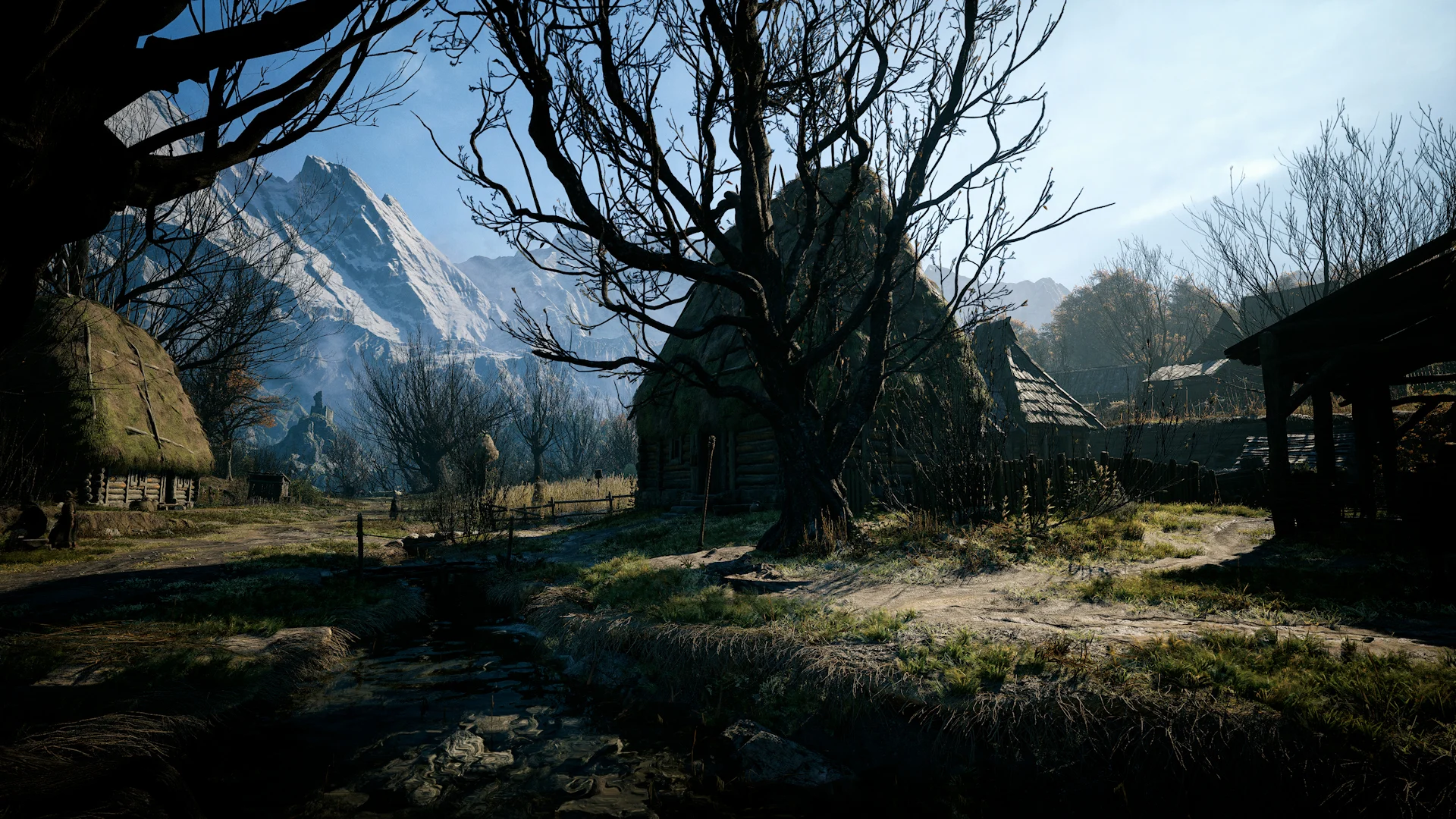 Coen conversa com uma mulher em The Blood of Dawnwalker