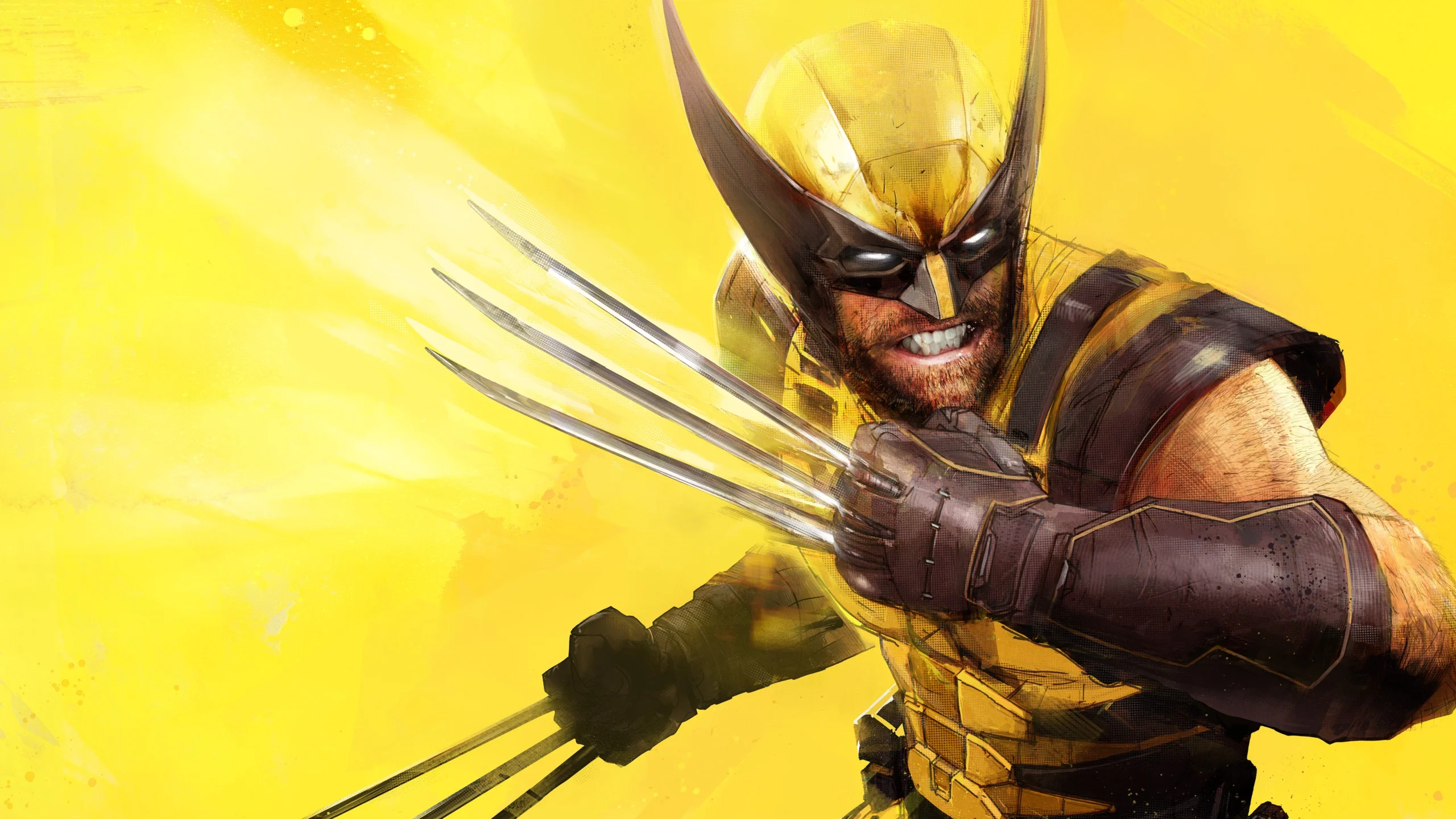 Wolverine em arte oficial de Marvel's Wolverine para PlayStation 5