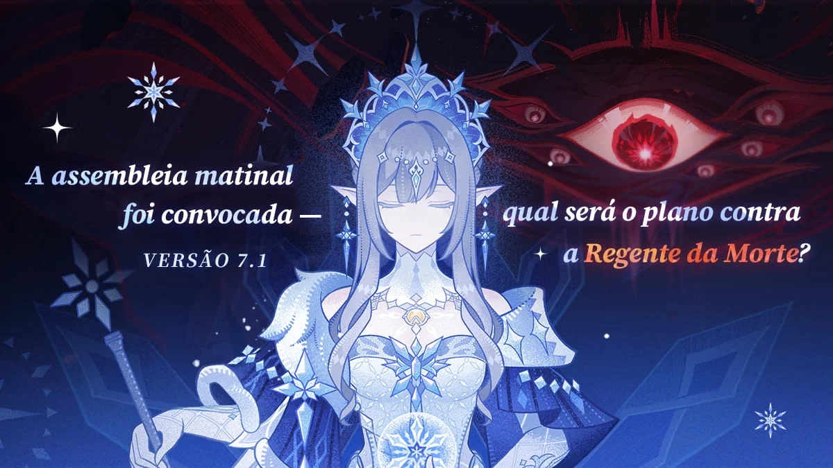 Arte oficial de Genshin Impact divulgada durante a atualização 7.1