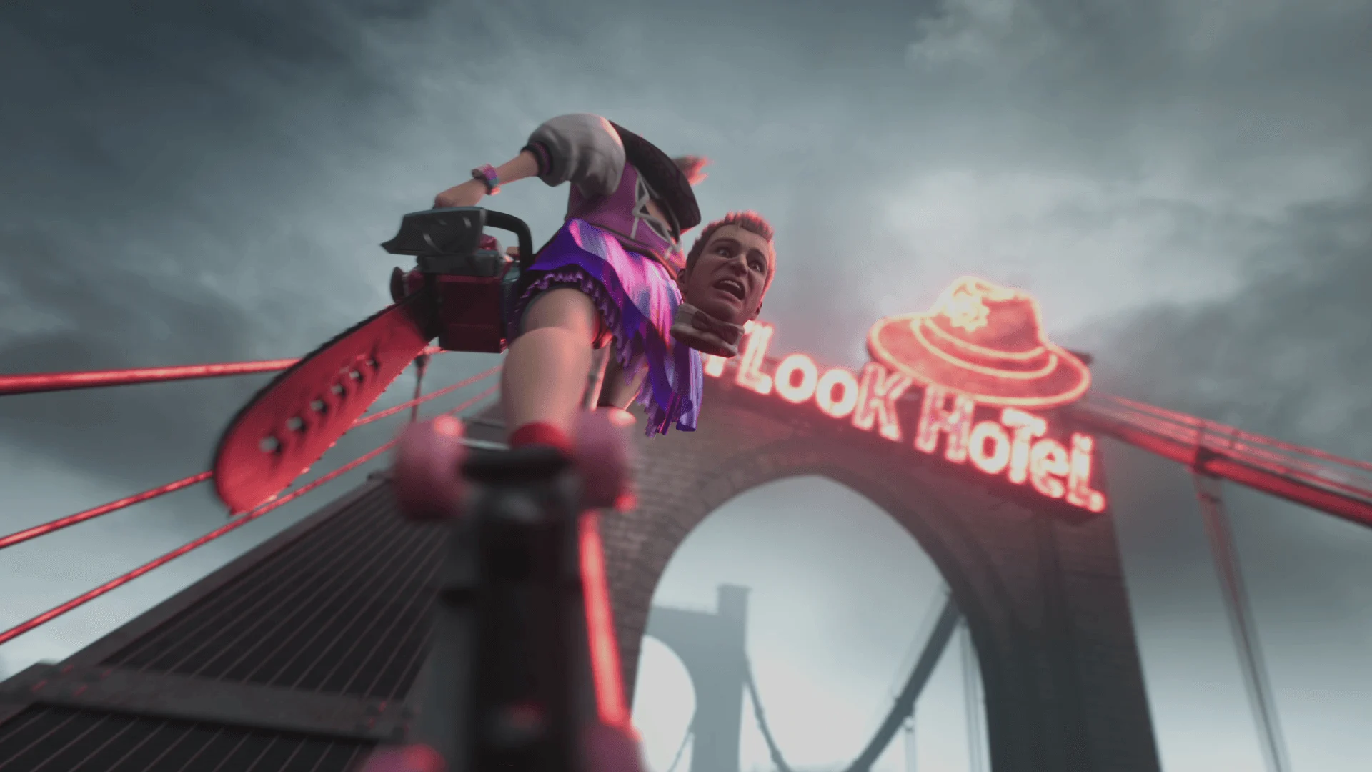 Juliet carrega Nick em Lollipop Chainsaw 2 Back2Back