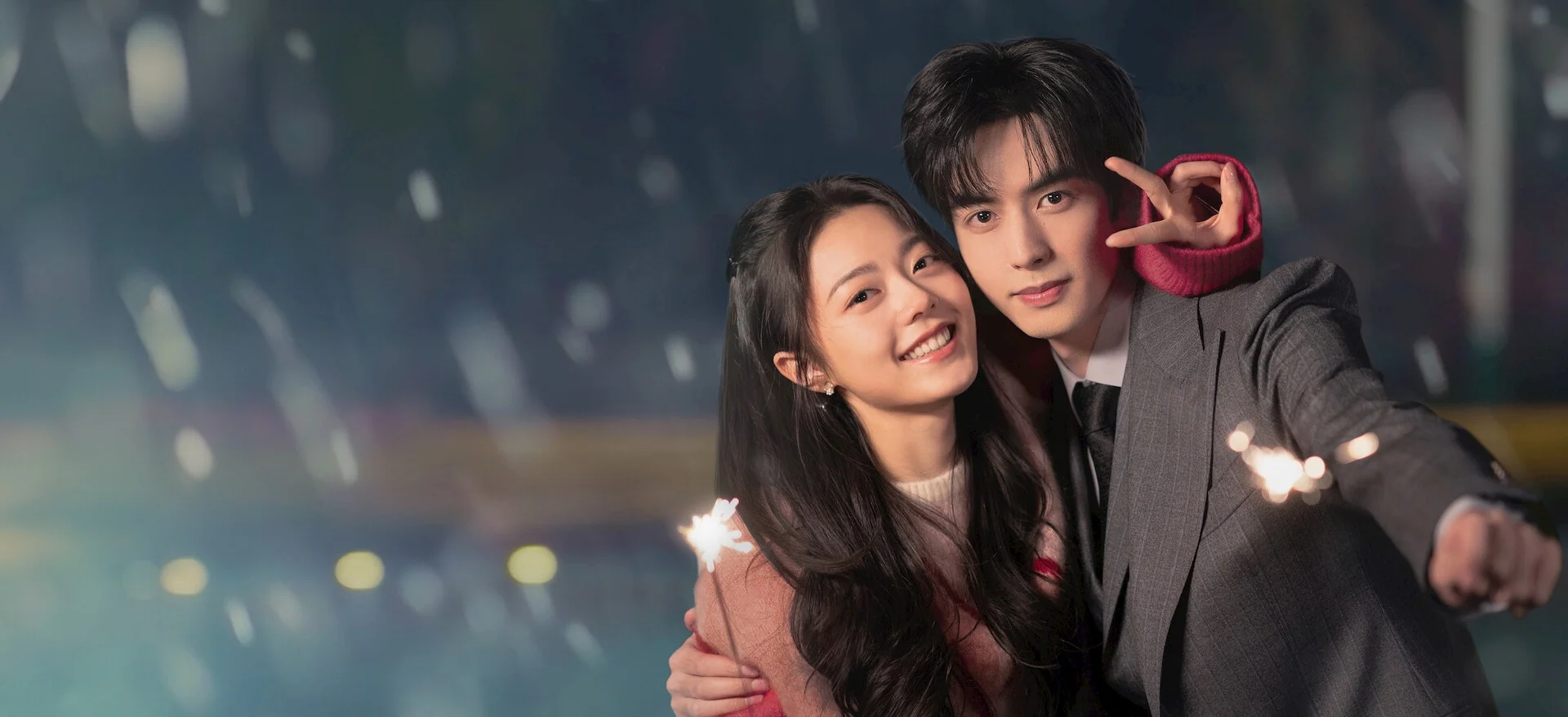 Song Weilong e Zhao Jinmai juntos em Shine on Me