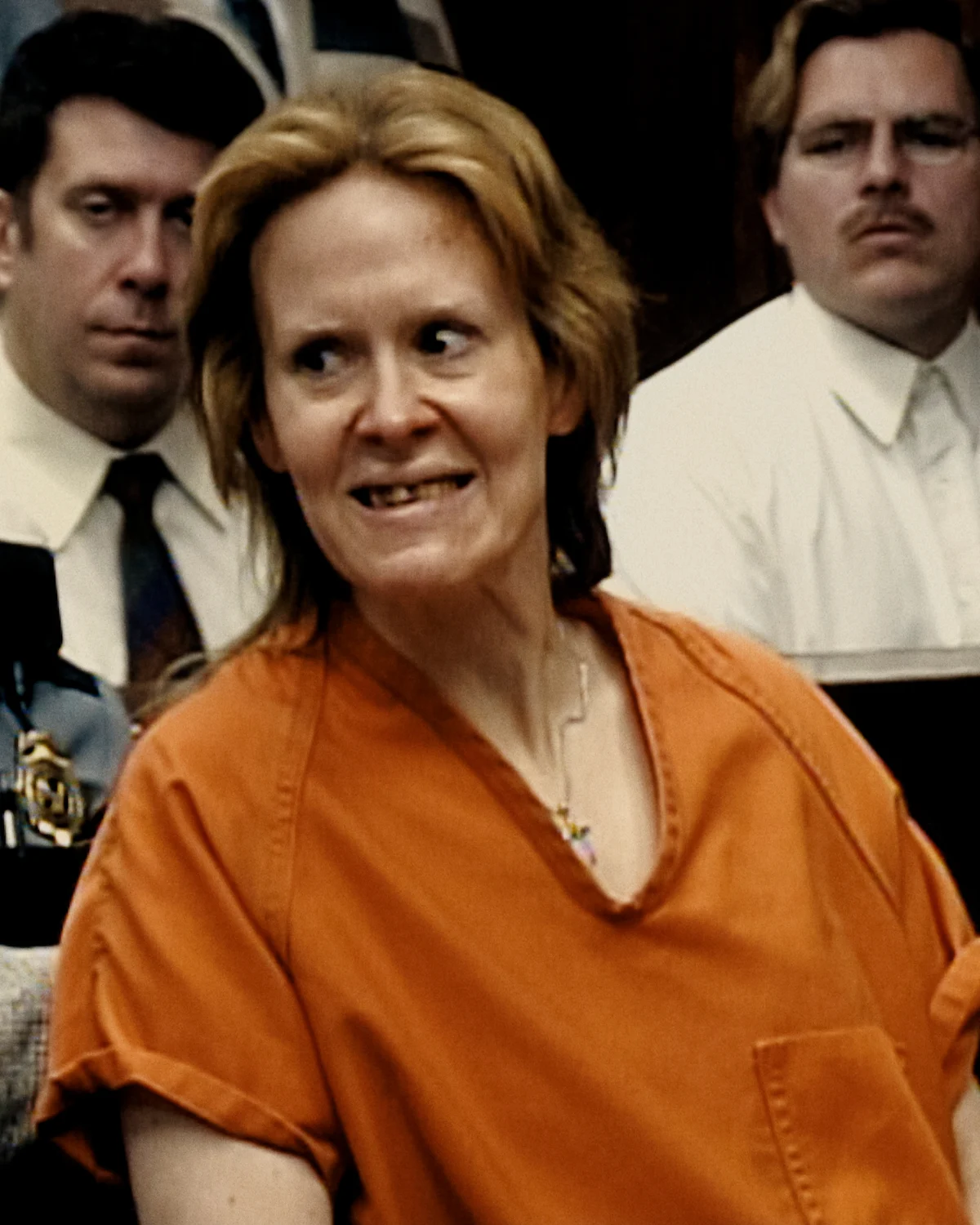 Sarah Paulson como Aileen Wuornos em Monstro
