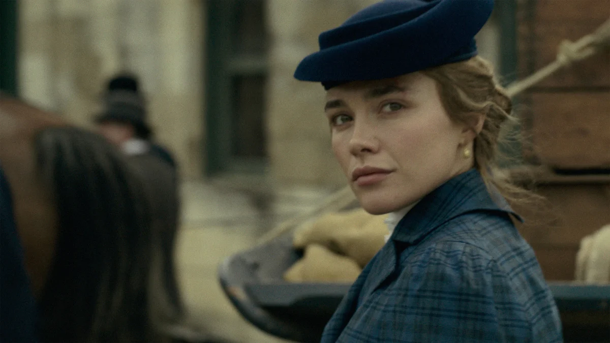Florence Pugh como Cathy Ames em A Leste do Éden, nova minissérie da Netflix