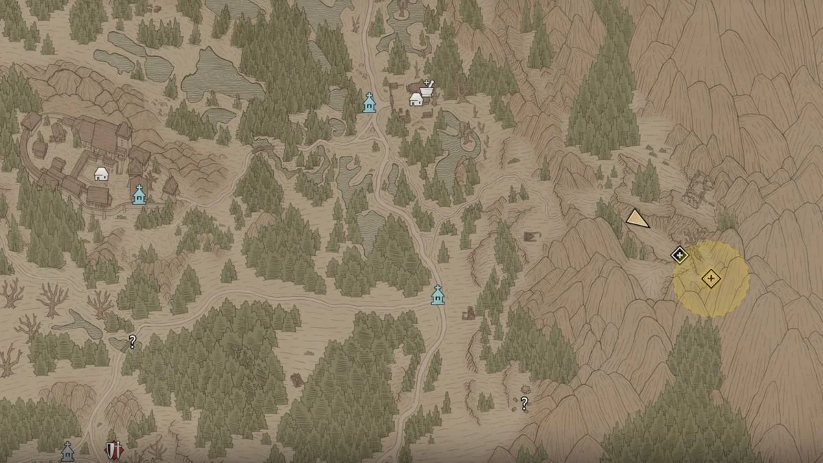 Localização inicial do terceiro fragmento da Espada de São Mihai