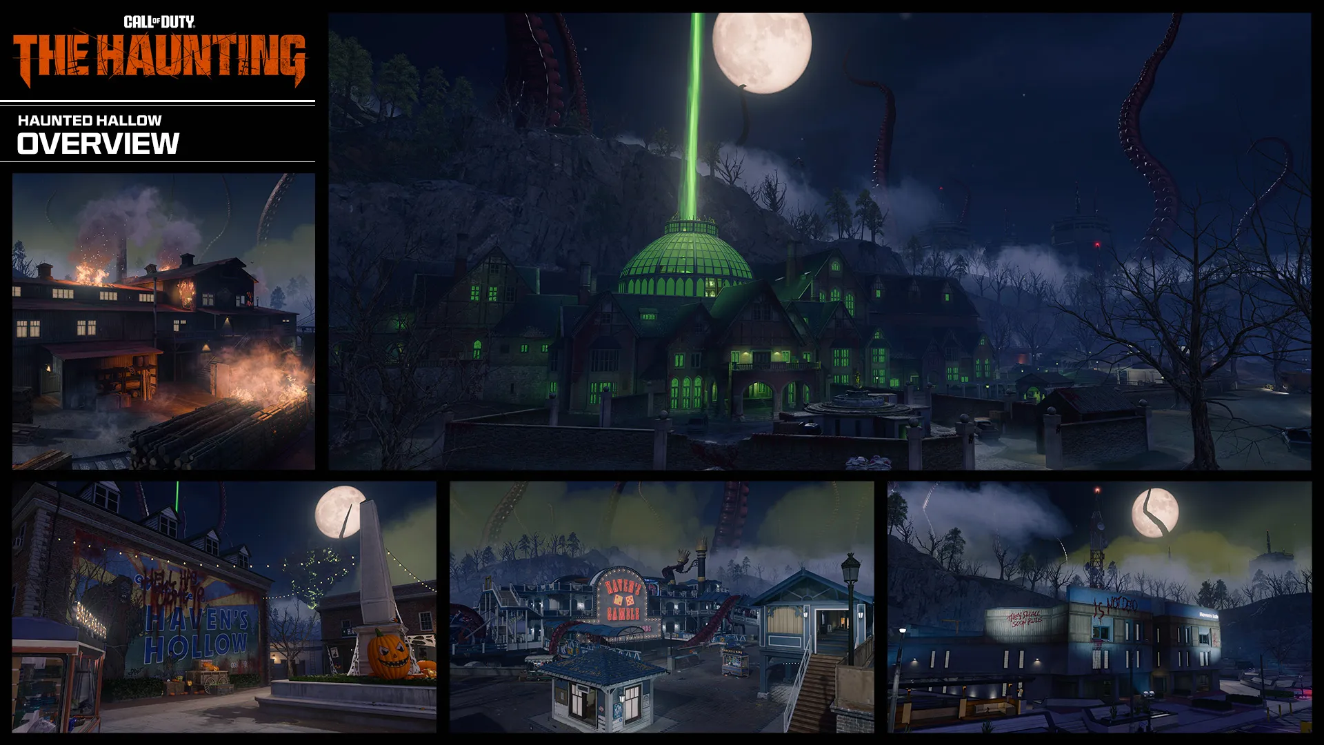 Haunted Hollow no Warzone durante The Haunting da Temporada 6