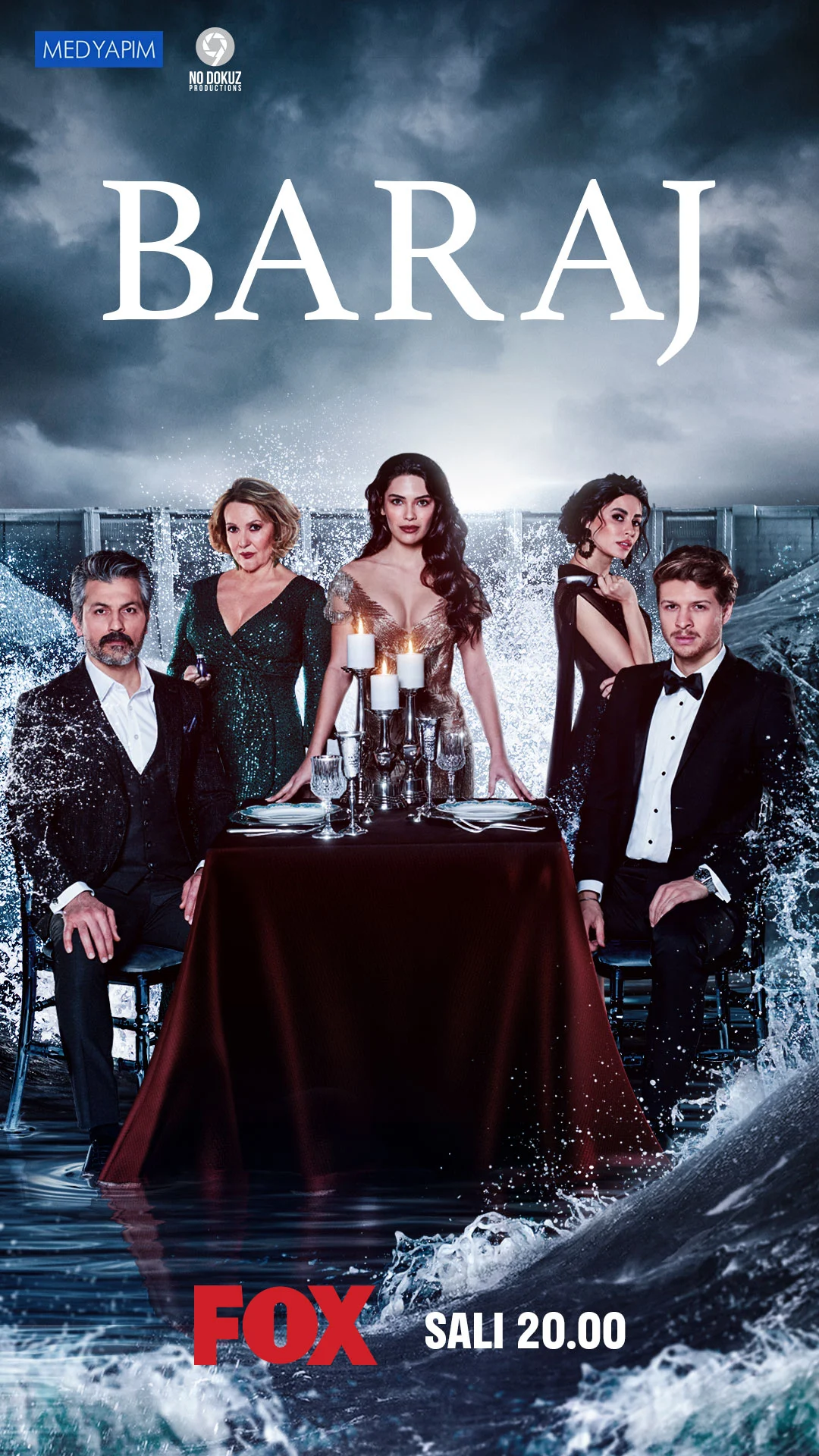 Elenco da novela turca Nehir Presa do Amor, originalmente Baraj