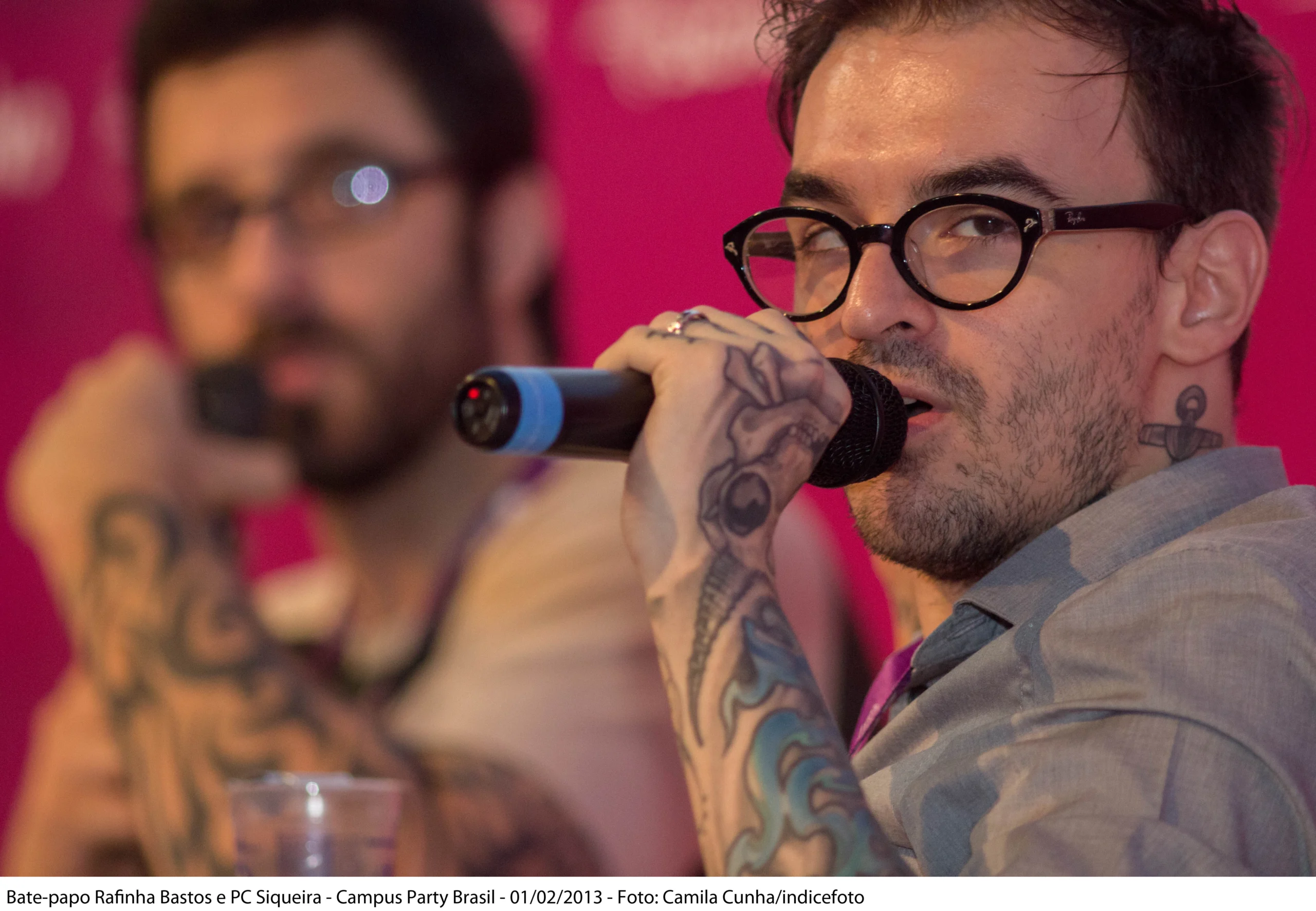 PC Siqueira durante bate-papo na Campus Party Brasil
