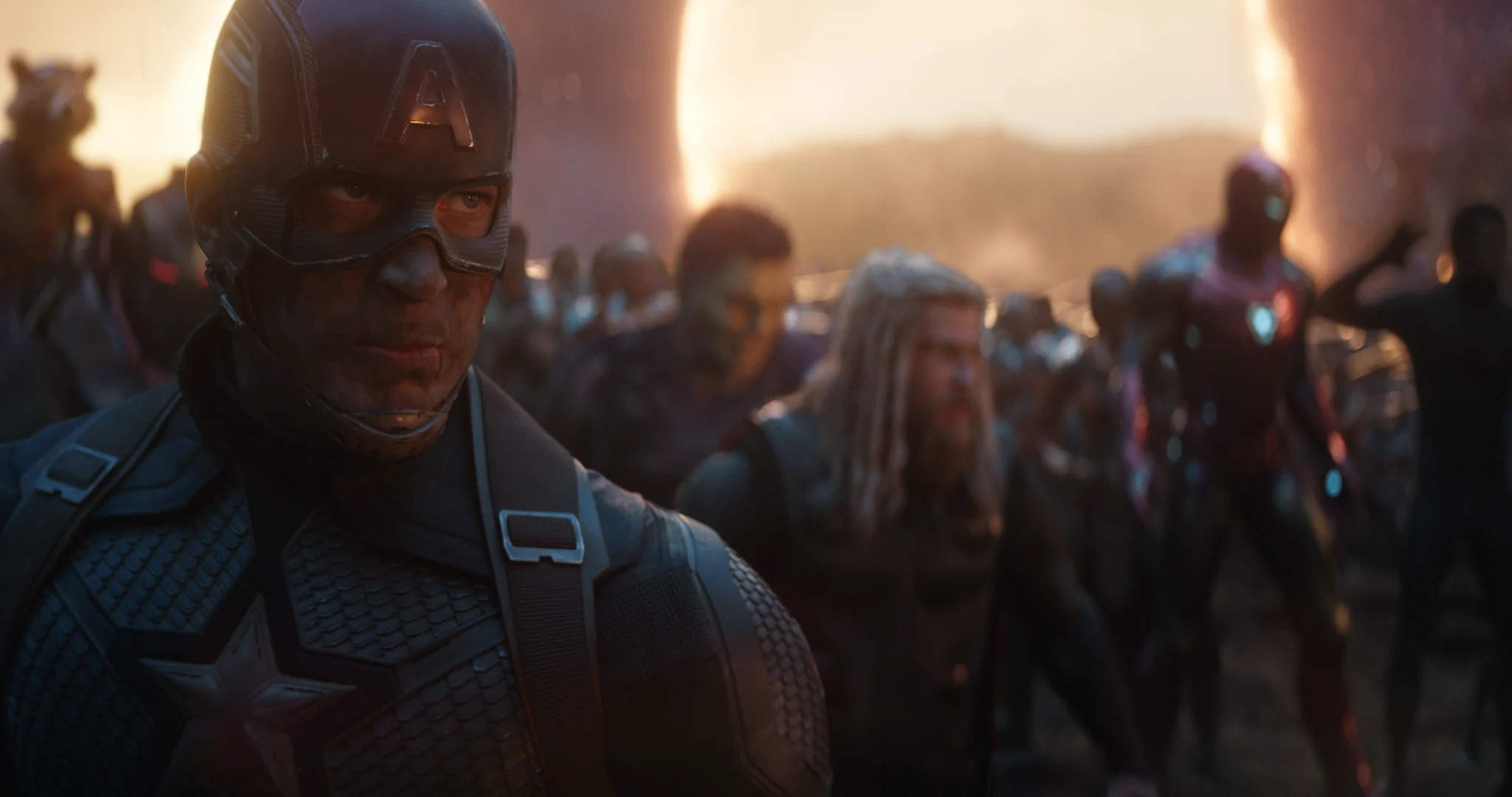 Pôster de cinema de Avengers: Endgame Encore para o relançamento da Marvel