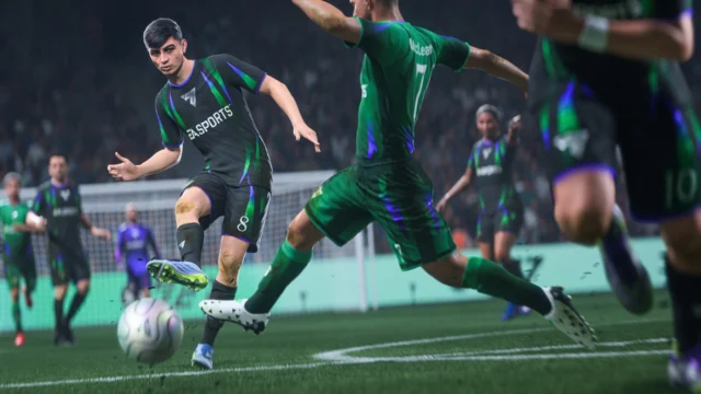 Pedri durante uma partida do Ultimate Team no EA Sports FC 27