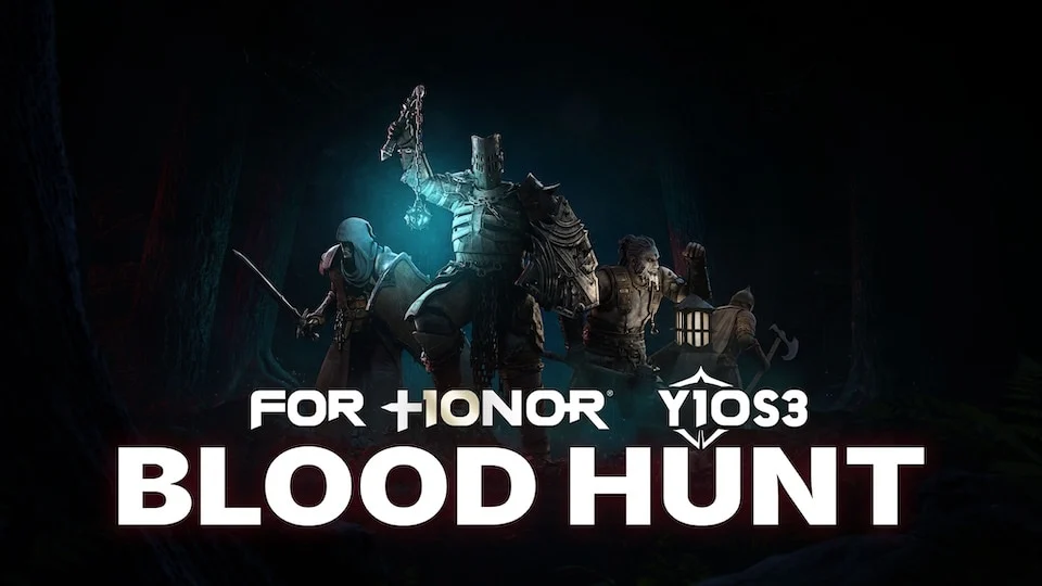 Guerreiros de For Honor na arte oficial da temporada Blood Hunt