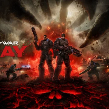 Marcus Fenix e Dominic Santiago em Gears of War E-Day diante da invasão Locust