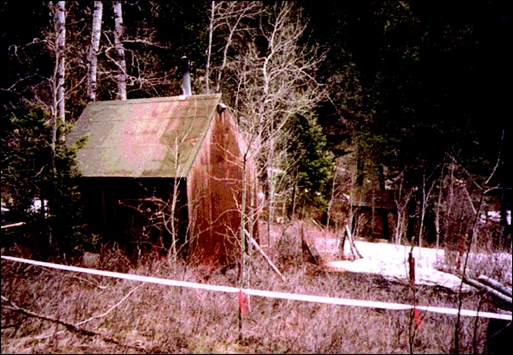 Cabana de Ted Kaczynski perto de Lincoln em Montana