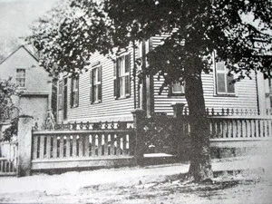 Casa da família Borden em Fall River por volta de 1892