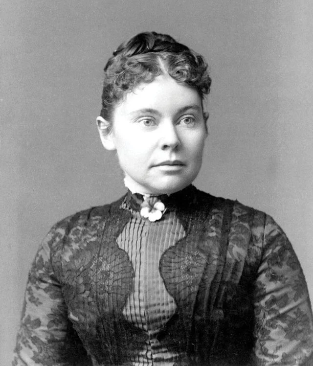 Retrato de Lizzie Borden feito em 1890